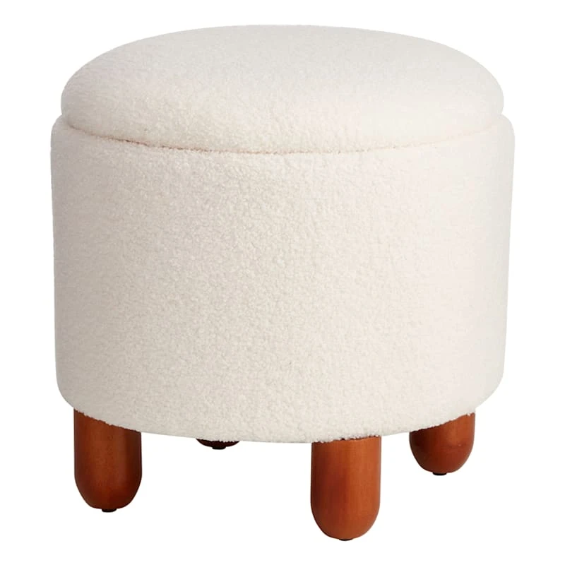 Crosby St Shay Storage Ottoman, White 3 Crosby St Shay Storage Ottoman, White