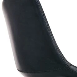 Drake Navy Blue Faux Leather Barstool -Chic Furniture Store drake navy blue faux leather barstool 4