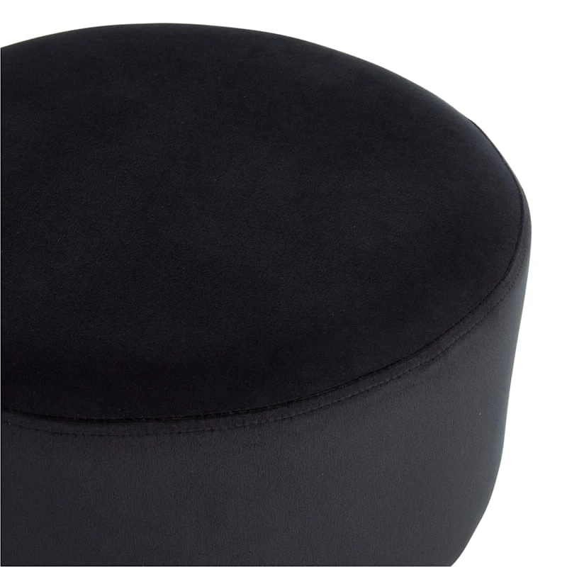 Emmy Ottoman, Black Velvet 4 Emmy Ottoman, Black Velvet - Image 2