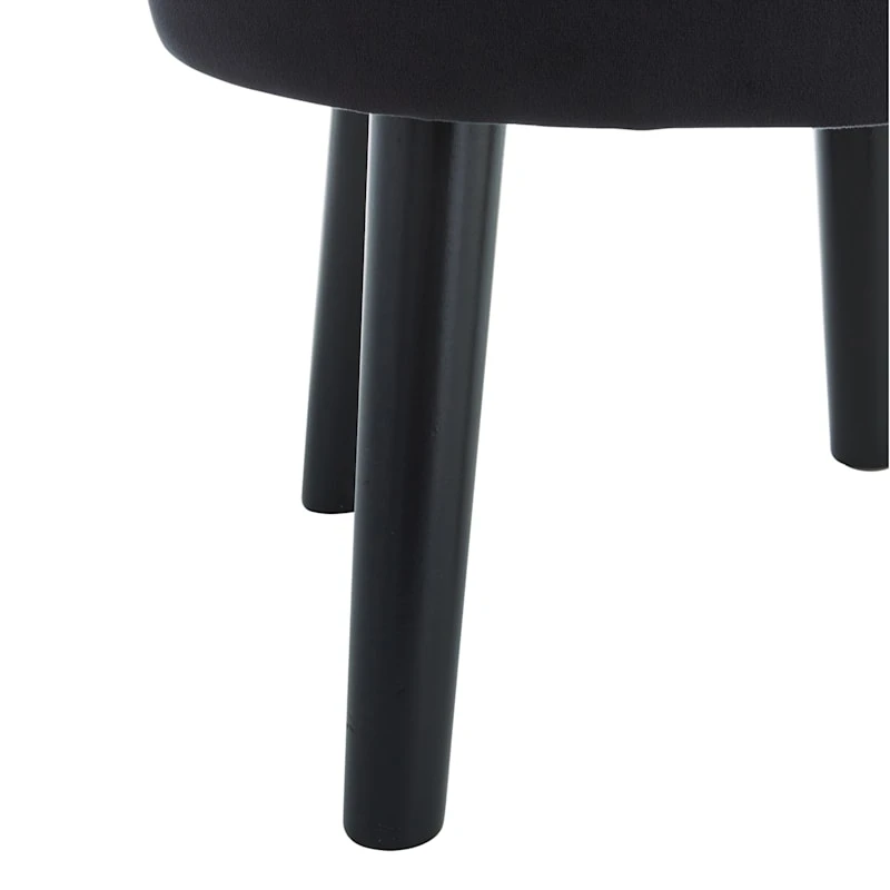 Emmy Ottoman, Black Velvet 5 Emmy Ottoman, Black Velvet - Image 3