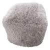 Faye Shag Pouf, Grey 2 Faye Shag Pouf, Grey -Chic Furniture Store faye shag pouf grey