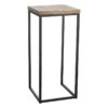 Fiona Wood Top Plant Stand With Metal Base, Medium 2 Fiona Wood Top Plant Stand With Metal Base, Medium -Chic Furniture Store fiona wood top plant stand with metal base medium