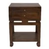 Found & Fable Maddison Brown Accent Table -Chic Furniture Store found fable maddison brown accent table