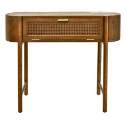 Found & Fable Reston Round Corner Wooden Console Table 11 Found & Fable Reston Round Corner Wooden Console Table -Chic Furniture Store found fable reston round corner wooden console table 1