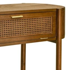 Found & Fable Reston Round Corner Wooden Console Table 13 Found & Fable Reston Round Corner Wooden Console Table -Chic Furniture Store found fable reston round corner wooden console table 3