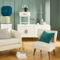 Found & Fable Round Mango Wood Coffee Table With Metal Hairpin Legs, Mango -Chic Furniture Store found fable round mango wood coffee table with metal hairpin legs mango 2