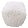 Found & Fable Sammy Shag Pouf, Ivory 1 Found & Fable Sammy Shag Pouf, Ivory -Chic Furniture Store found fable sammy shag pouf ivory