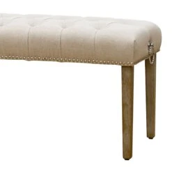 Grace Mitchell Bailey Tufted Bench With Ring Accents -Chic Furniture Store grace mitchell bailey tufted bench with ring accents 3