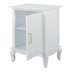 Grace Mitchell Scarlett White 1-Door Cabinet -Chic Furniture Store grace mitchell scarlett white 1 door cabinet 3