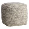 Honeybloom Black & Cream Pouf -Chic Furniture Store honeybloom black cream pouf