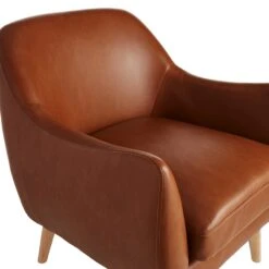 Honeybloom Braxton Faux Leather Chair -Chic Furniture Store honeybloom braxton faux leather chair 4