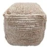 Honeybloom Caleb Jute Square Pouf -Chic Furniture Store honeybloom caleb jute square pouf