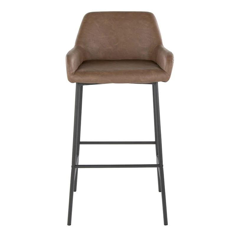 Honeybloom Destin Barstool, Brown 4 Honeybloom Destin Barstool, Brown - Image 2