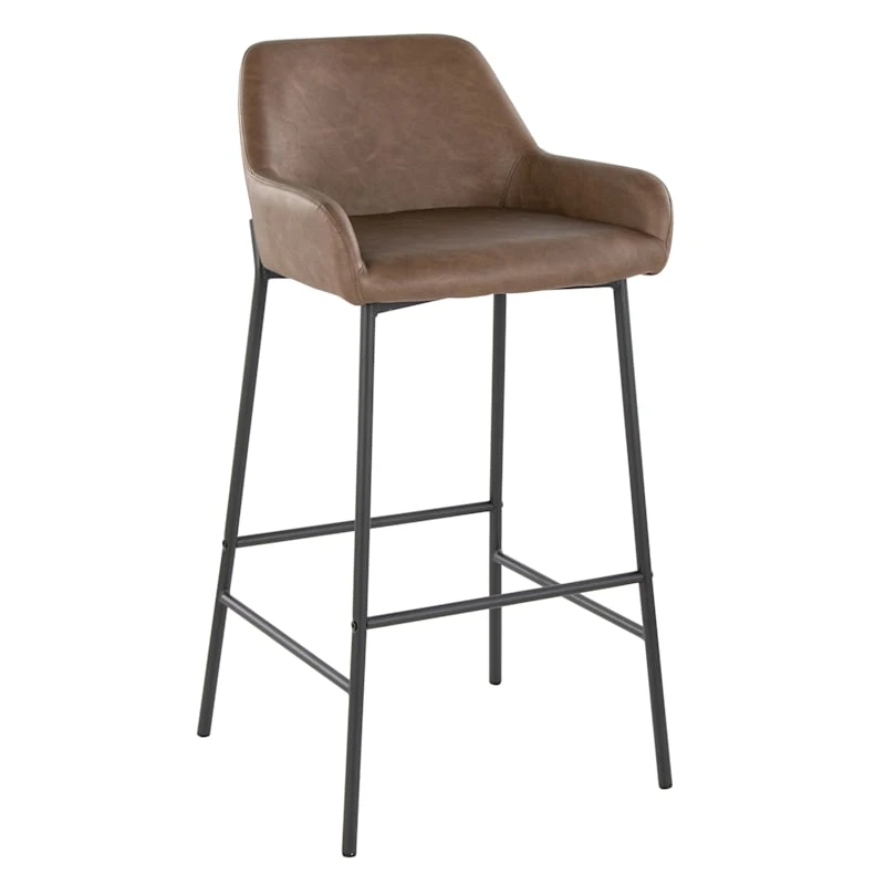 Honeybloom Destin Barstool, Brown 3 Honeybloom Destin Barstool, Brown