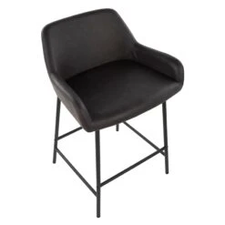 Honeybloom Destin Counter Stool, Dark Brown -Chic Furniture Store honeybloom destin counter stool dark brown 5