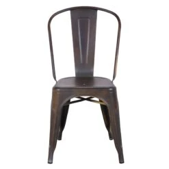 Honeybloom Idris Bronze Metal Dining Chair 8 Honeybloom Idris Bronze Metal Dining Chair -Chic Furniture Store honeybloom idris bronze metal dining chair 1