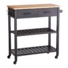 Honeybloom Kaden Kitchen Cart 1 Honeybloom Kaden Kitchen Cart -Chic Furniture Store honeybloom kaden kitchen cart