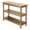 Honeybloom Miller 3-Shelf Wooden Console Table -Chic Furniture Store honeybloom miller 3 shelf wooden console table