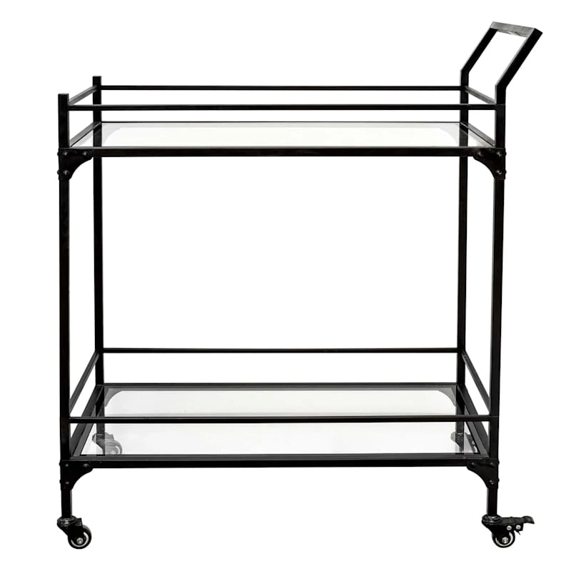Honeybloom Sage Frost Bar Cart 4 Honeybloom Sage Frost Bar Cart - Image 2