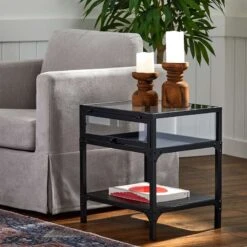 Honeybloom Sage Frost End Table, 20" -Chic Furniture Store honeybloom sage frost end table 20 6