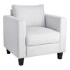 Honeybloom Stone Light Grey Armchair -Chic Furniture Store honeybloom stone light grey armchair