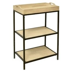 Chic Furniture Store 26 Honeybloom Troy White Oak Shelf