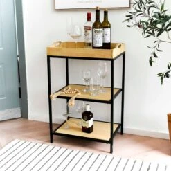 Honeybloom Troy White Oak Shelf -Chic Furniture Store honeybloom troy white oak shelf 5