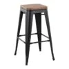 Honeybloom Westfield Barstool, Black 1 Honeybloom Westfield Barstool, Black -Chic Furniture Store honeybloom westfield barstool black
