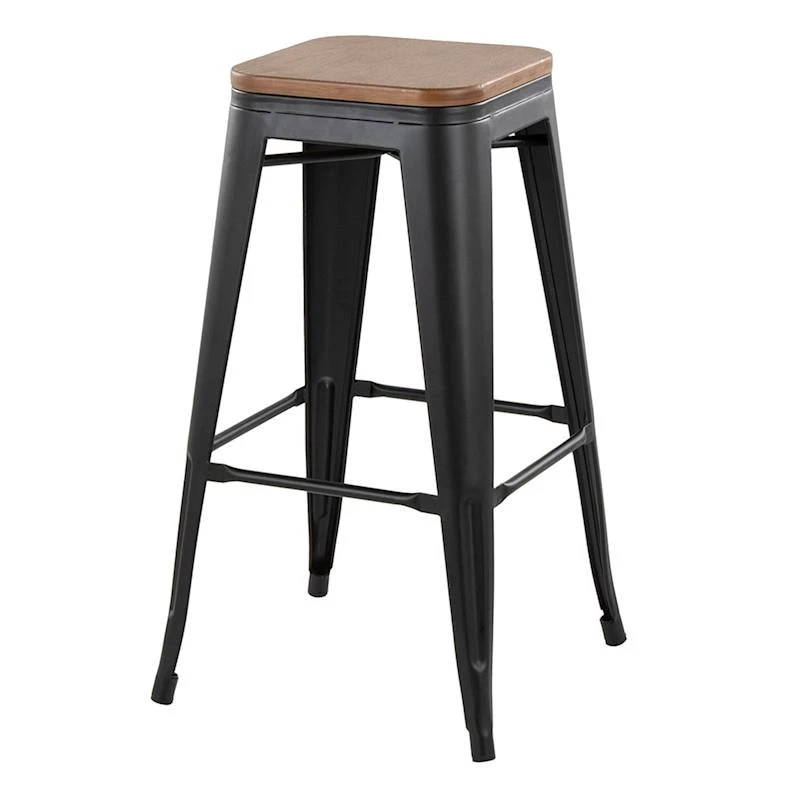 Honeybloom Westfield Barstool, Black 5 Honeybloom Westfield Barstool, Black - Image 3
