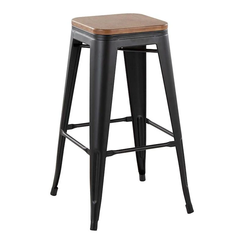 Honeybloom Westfield Barstool, Black 3 Honeybloom Westfield Barstool, Black