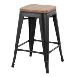 Honeybloom Westfield Counter Stool, Black 8 Honeybloom Westfield Counter Stool, Black -Chic Furniture Store honeybloom westfield counter stool black 2