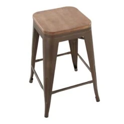 Honeybloom Westfield Counter Stool, Bronze -Chic Furniture Store honeybloom westfield counter stool bronze 3