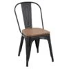 Honeybloom Westfield Dining Chair, Black -Chic Furniture Store honeybloom westfield dining chair black