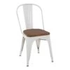 Honeybloom Westfield Dining Chair, White 1 Honeybloom Westfield Dining Chair, White -Chic Furniture Store honeybloom westfield dining chair white