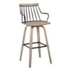 Honeybloom Whitley Swivel Barstool 2 Honeybloom Whitley Swivel Barstool -Chic Furniture Store honeybloom whitley swivel barstool