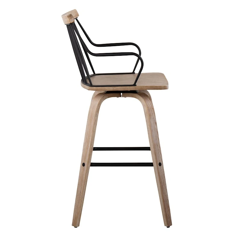 Honeybloom Whitley Swivel Counter Stool 5 Honeybloom Whitley Swivel Counter Stool - Image 3