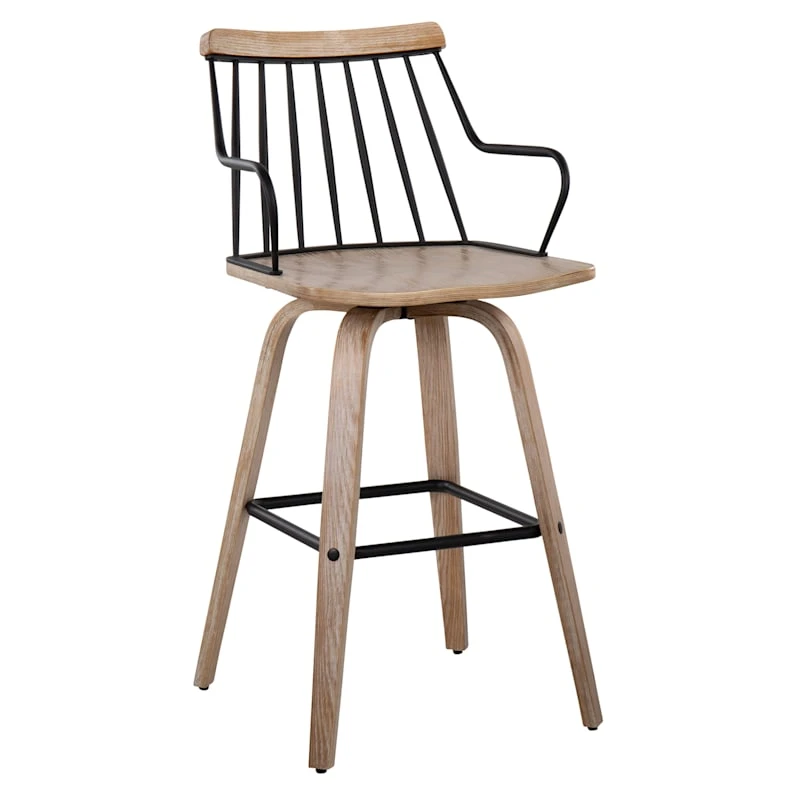 Honeybloom Whitley Swivel Counter Stool 3 Honeybloom Whitley Swivel Counter Stool