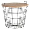 Honeybloom Wire Basket Storage Table -Chic Furniture Store honeybloom wire basket storage table