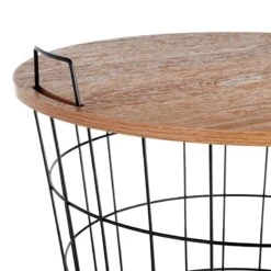 Honeybloom Wire Basket Storage Table 8 Honeybloom Wire Basket Storage Table -Chic Furniture Store honeybloom wire basket storage table 2