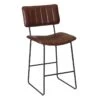 Jacob Faux Leather Counter Stool, 24" -Chic Furniture Store jacob faux leather counter stool 24