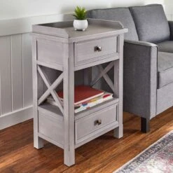 Jane X-Side Table With USB -Chic Furniture Store jane x side table with usb 8