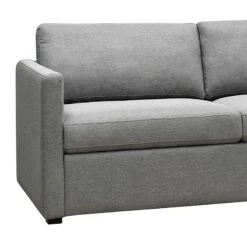 Laila Ali Harlowe Track Arm Sofa Grey -Chic Furniture Store laila ali harlowe track arm sofa grey 3