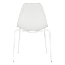 Lily White Dining Chair With Metal Legs -Chic Furniture Store lily white dining chair with metal legs 3