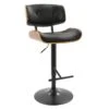 Lombardi Adjustable Faux Leather Barstool 1 Lombardi Adjustable Faux Leather Barstool -Chic Furniture Store lombardi adjustable faux leather barstool