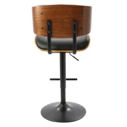 Lombardi Adjustable Faux Leather Barstool 12 Lombardi Adjustable Faux Leather Barstool -Chic Furniture Store lombardi adjustable faux leather barstool 3
