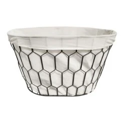 Long Diamond Wire Laundry Basket