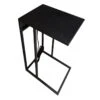 Metal C-Table With Usb Port, Black 1 Metal C-Table With Usb Port, Black -Chic Furniture Store metal c table with usb port black
