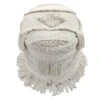 Nala Handwoven Fringe Round Pouf 1 Nala Handwoven Fringe Round Pouf -Chic Furniture Store nala handwoven fringe round pouf