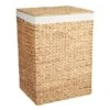 Natural Water Hyacinth Laundry Hamper, Large -Chic Furniture Store natural water hyacinth laundry hamper large