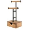 Natural Wood Jewelry Organizer Stand -Chic Furniture Store natural wood jewelry organizer stand